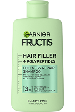 Hair Filler + Polypeptides Fullness Repair Shampoo Pack Shot